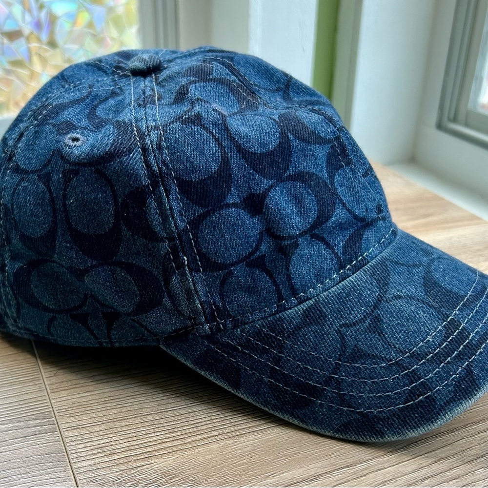 Coach Signature Denim Hat